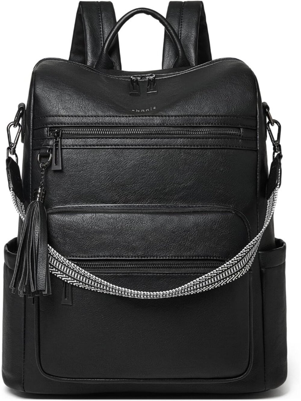 15.6 inch Laptop Backpack for Women,Leather Backpack Purse | Travel/Carry on/Wat